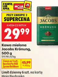 Biedronka Kawa mielona Jacobs Krönung oferta