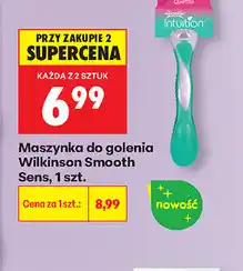Biedronka Maszynka do golenia Wilkinson Smooth Sens, 1 szt oferta