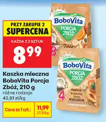 Biedronka Kaszka mleczna BoboVita Porcja Zbóż oferta