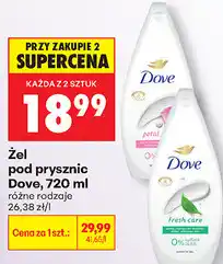 Biedronka Żel pod prysznic Dove oferta