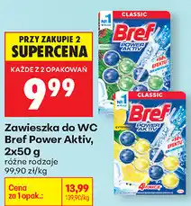 Biedronka Zawieszka do WC Bref Power Aktiv oferta