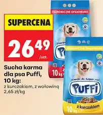 Biedronka Sucha karma dla psa Puffi, 10 kg oferta