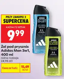 Biedronka Żel pod prysznic Adidas Men 3w1 oferta