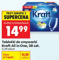 Biedronka Tabletki do zmywarki Kraft All in One, 38 szt oferta
