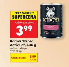 Biedronka Karma dla psa Activ Pet oferta