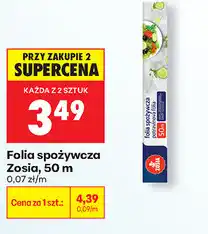 Biedronka Folia spożywcza Zosia, 50 m oferta