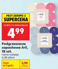 Biedronka Podgrzewacze zapachowe Aril, 18 szt oferta