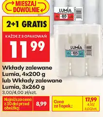 Biedronka Wkłady zalewane Lumia, 4x200 g lub Wkłady zalewane Lumia, 3x260 g oferta