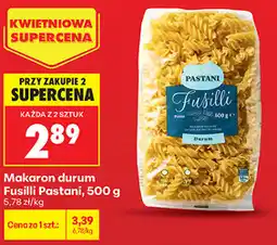 Biedronka Makaron durum Fusilli Pastani oferta