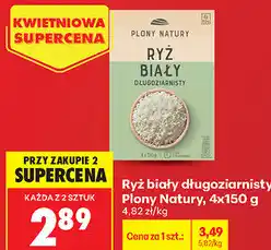 Biedronka Ryż biały długoziarnisty Plony Natury oferta