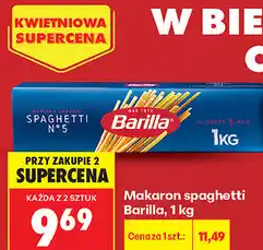Biedronka Makaron spaghetti Barilla oferta