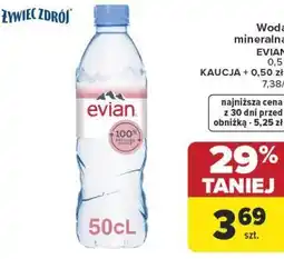 Carrefour Market Woda mineralna EVIAN oferta