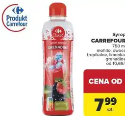Carrefour Market Syrop CARREFOUR mohito, owoce tropikalne, limonka, grenadine oferta