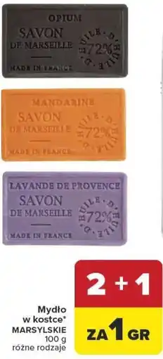Carrefour Market Mydło w kostce MARSYLSKIE oferta