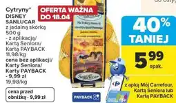 Carrefour Cytryny DISNEY SANLUCAR z jadalną skórką oferta