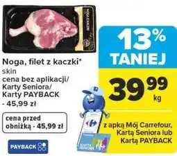 Carrefour Noga, filet z kaczki oferta