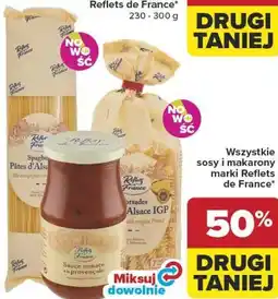 Carrefour Wszystkie sosy i makarony marki Reflets de France oferta