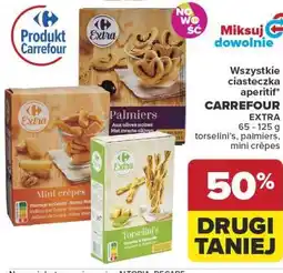 Carrefour Wszystkie ciasteczka aperitif* CARREFOUR EXTRA oferta