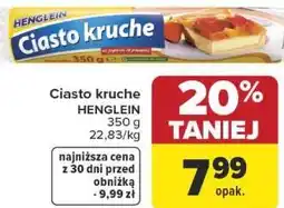 Carrefour Ciasto kruche HENGLEIN oferta