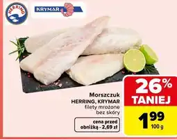 Carrefour Morszczuk HERRING, KRYMAR filety mrożone bez skóry oferta
