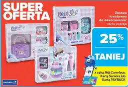 Carrefour Zestaw kreatywny do dekorowania oferta