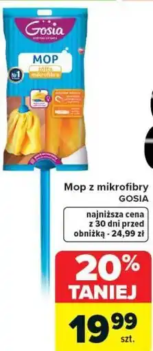 Carrefour Mop z mikrofibry GOSIA oferta
