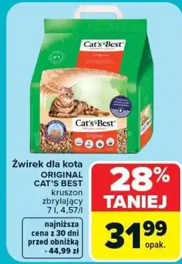 Carrefour Żwirek dla kota ORIGINAL CAT'S BEST oferta