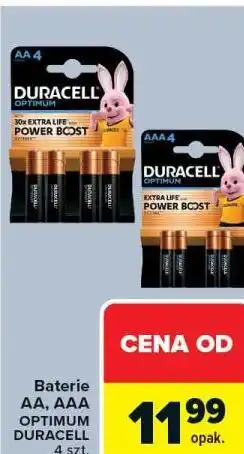 Carrefour Baterie AA, AAA OPTIMUM DURACELL oferta