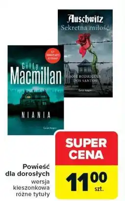 Carrefour Powieść dla dorosłych wersja kieszonkowa różne tytuły oferta