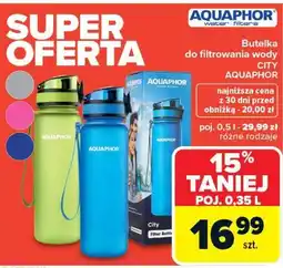 Carrefour Butelka do filtrowania wody CITY AQUAPHOR POJ oferta