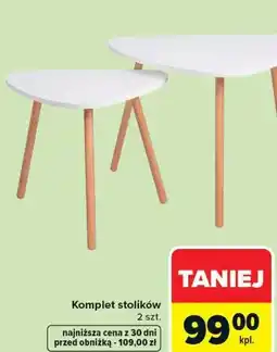 Carrefour Komplet stolików oferta