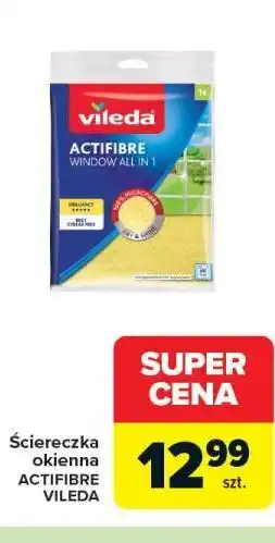 Carrefour Ściereczka okienna ACTIFIBRE VILEDA oferta