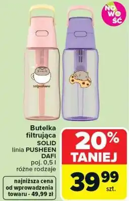Carrefour Butelka filtrująca SOLID linia PUSHEEN DAFI poj oferta