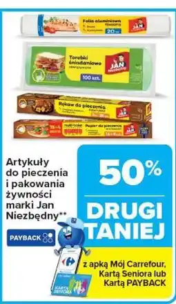 Carrefour Artykuły do pieczenia i pakowania żywności marki Jan Niezbędny oferta