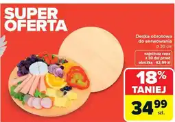Carrefour Deska obrotowa do serwowania oferta