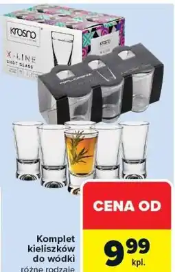 Carrefour Komplet kieliszków do wódki oferta