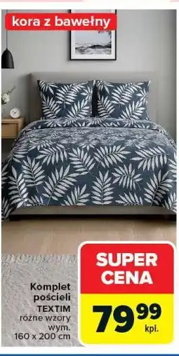 Carrefour Komplet pościeli TEXTIM oferta