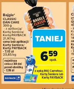 Carrefour Bajgle Classic Dan Cake oferta
