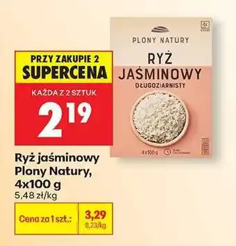 Biedronka Ryż jaśminowy Plony Natury 4x100 g oferta