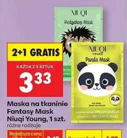 Biedronka Maska na tkaninie Fantasy Mask Niuqi Young , 1 szt oferta