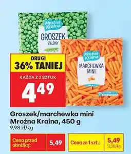Biedronka Groszek/ marchewka mini Mroźna Kraina, 450 g oferta