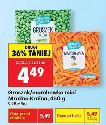 Biedronka Groszek/ marchewka mini Mroźna Kraina, 450 g oferta