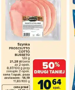 Carrefour Szynka Prosciutto Cotto Busseto oferta