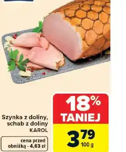 Carrefour Szynka z doliny Karol oferta