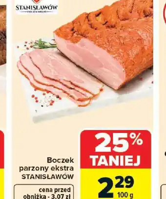 Carrefour Boczek parzony ekstra Stanisławów oferta