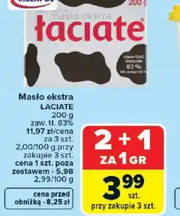 Carrefour Laciate Masło ekstra oferta