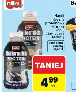 Carrefour Müller Napój mleczny proteinowy oferta