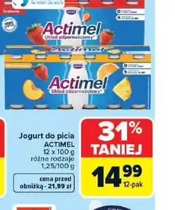 Carrefour Danone Actimel jogurt do picia oferta