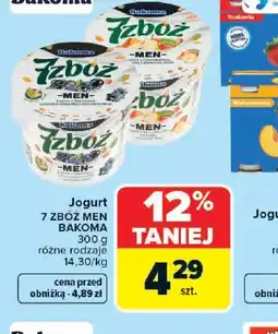 Carrefour Bakoma Jogurt 7 Zboż Men oferta