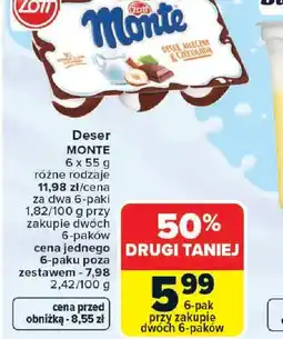 Carrefour Zott Deser Monte oferta